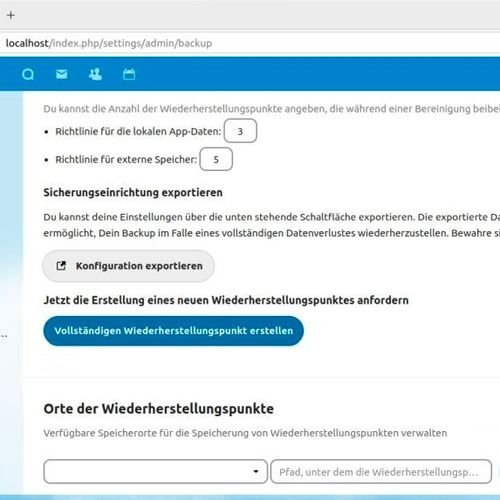 Backup in Nextcloud: Internes Backup, Skripte und BorgBackup nutzen