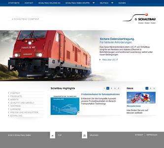 Relaunch of the Schaltbau website