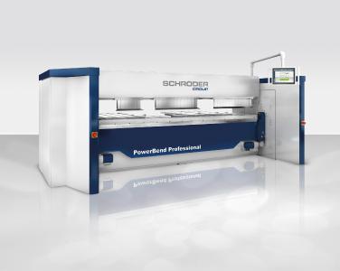 Schröder zeigt auf der Lamiera die Schwenkbiegemaschine PowerBend Professional, Bildquelle: Schröder Group