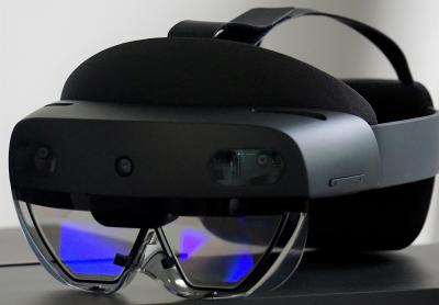 Augmented-Reality-Brille HoloLens. Bildquelle: Hufschmied Zerspanungssysteme