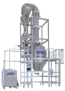 Solvent recycling plant ASC-3000 with reflux column