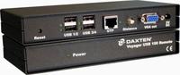 Der Daxten Voyager USB gestattet den Fernzugriff auf einen bis zu 100m entfernten Rechner oder KVM Switch.