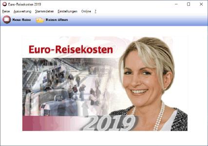 Mit Software Euro-Reisekosten 2019 wird Reisekostenabrechnung zum Kinderspiel