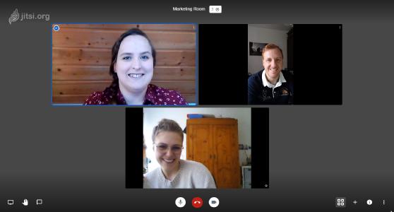Videochat via Jitsi Meet