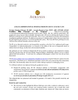 Aurania reports on IP survey results_ 2025.02.20 final_EN.pdf