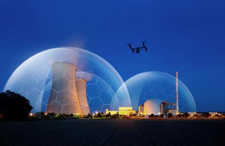 Dedrone Atomkraftwerk Drohne