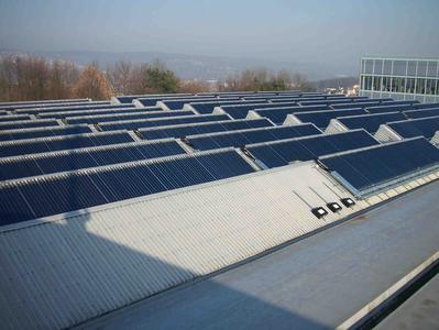 large-scale solar collector system