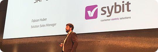 Fabian Huber, Solution Sales Manager bei Sybit, freut sich auf ein abwechslungsreiches Programm und interessante Gespräche am Messestand