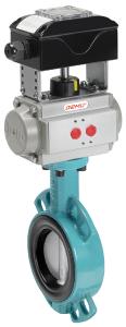 GEMÜ 481 Victoria butterfly valve with GEMÜ LSC electrical position indicator fitted