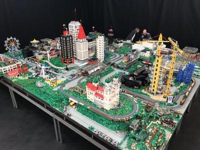 LEGO Stadt auf Modellbaumesse 2020 in Erfurt, Messe Erfurt Re: Beleuchtung in einer Legostadt :: LEGO bei