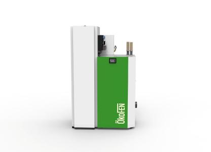BU: ÖkoFEN erweitert seine plug & heat Produktpalette um den Kombiwärmespeicher „Smartlink“. In den Wärmespeicher integriert sind Frischwassermodul, Pufferlade- und Heizkreisgruppen. 360 Liter Fassungsvermögen sorgen für komfortable Warmwasserbereitstellung / Bild: ÖkoFEN