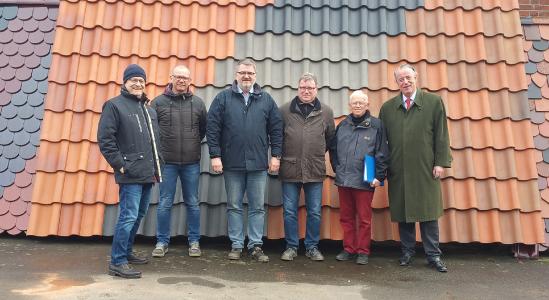 Dr. Albrecht, M.Krauß, H. Aschoff, W. Träger, Dr. Lauenroth, H.-H. Jacobi (Jacobi Dachziegel)
