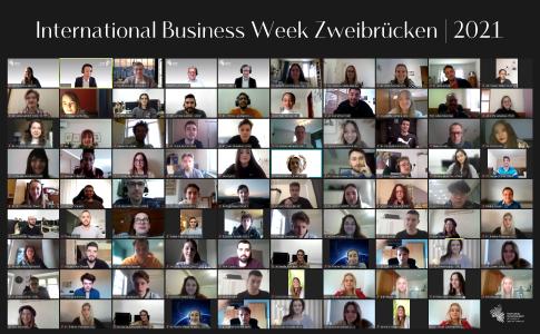 Die Teilnehmenden und Organisatoren der International Business Week 2021