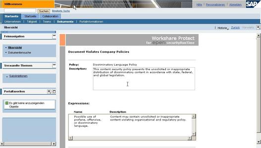 Portal Security DLP