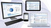 Abb.: Im Büro und unterwegs – CURSOR-Lösungen gibt es für Windows- und Web-Client sowie als Smartphone-App