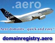 Jede Website übers Fliegen kann eine aero-domain bekommen