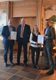 v.l.n.r.: Dieter H. Laarmann (S&I - Geschäftsführer), Heinrich Staudigl (ZDH-Zert GmbH – Stellvertretender Geschäftsstellenleiter), Katharina Hinz (S&I – Qualitätsmanagementbeauftragte), Andreas Ludwigs (S&I-Geschäftsführer)