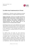 [PDF] Pressemitteilung: LG eröffnet neues Produktionszentrum in Vietnam