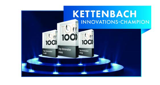 Zum dritten Mal in Folge gehört Kettenbach zu den TOP-100 Innovatoren.