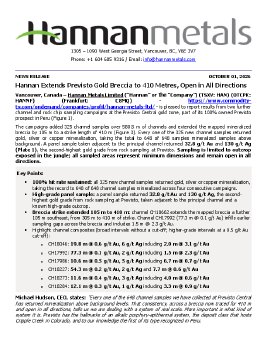 011026_EN_HAN_Hannan Extends Previsto Gold Breccia to 410 Metres.pdf