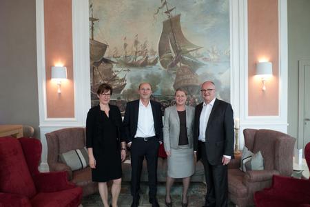 Das Team von personal Offsite: Monika Hart-Hönig, Klaus-Olaf Zehle, Simone Dappert und Olaf Ihlow (v.l.n.r)