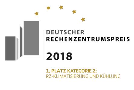 Banner 1. Platz Deutscher RZ-Preis 2018
