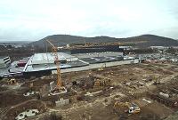 Aktuelles Bild von der Rittal Baustelle in Haiger. 2018 startet hier das weltweit größte Werk für Kompaktgehäuse / Quelle; Rittal GmbH & Co. KG 