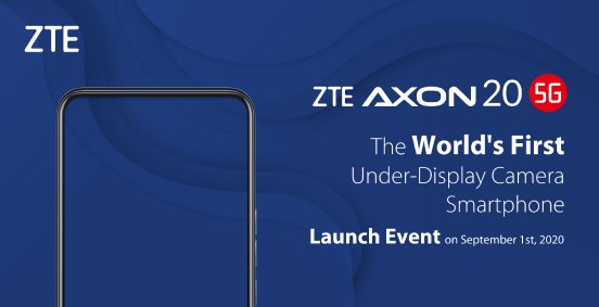 ZTE Axon 20 5G to be launched on Sep.1 2020.jpg