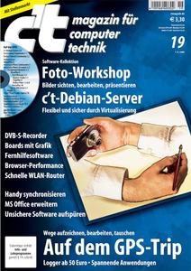 Das Titelbild der aktuellen c't-Ausgabe 19/2008