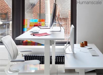 Humanscale FLOAT Steh Sitz Schreibtisch