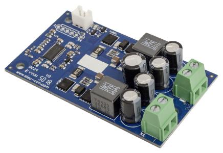 Nicht größer als eine halbe Packung Papiertaschentücher, 250 W Leistung und Einsatz bis +40° C ohne zusätzliche Kühlköper und ohne Derating – das zeichnet den 24-auf-12-V-DC-Wandler DC2412-250 von Elec-Con aus. © Elec-Con