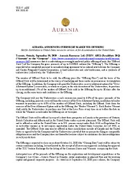 01102020_EN_Aurania_financing.pdf
