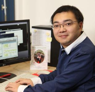 Doktorand Qi Wang, Erstautor der aktuellen Studie. Foto: TUK/Koziel