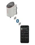 The GEMÜ 1441 cPos-X electro-pneumatic positioner can be operated via the GEMÜ app