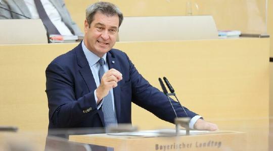 Söder stellt in der Regierungserklärung vom 21.07. 2021 50 Maßnahmen zum Klimaschutz in fünf zentralen Sektoren vor, darunter auch eine volle Nutzung der Geothermie. Foto: Stefan Obermeier l Bildarchiv Bayerischer Landtag