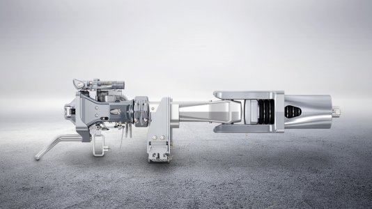 Knorr-Bremse treibt seine Entwicklung einer Digitalen Automatischen Kupplung für den Schienengüterverkehr voran: Das aktuelle Design der DAK von Knorr-Bremse. / © Knorr-Bremse