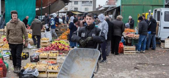 Markt im Kosovo