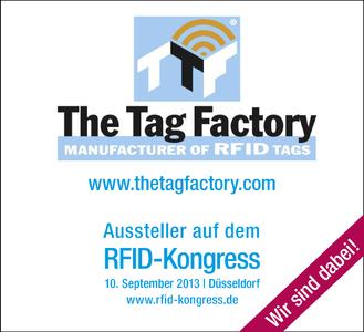 The Tag Factory ist Aussteller auf dem RFID-Kongress.