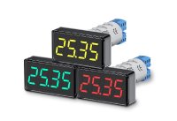 Das Universal-Panel-Messgerät ITP17 zeigt Prozesswerte auf einem vierstelligen, dreifarbigen (grün/gelb/rot) Display mit vom Benutzer programmierbaren Schwellenwerten an.