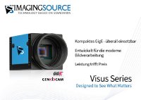 Visus Series: Eine moderne und zukunftssichere GigE-Kameraplattform, die Leistung, Effizienz und Kosten ideal vereint.