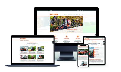 Innovativ,, interaktiv, informativ: Die neue Holder Unternehmenswebsite www.max-holder.com für PC, Tablet und Smart Phone. Foto: Max Holder GmbH