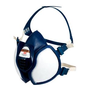 Die 3M Halbmaskenserie 4000+ ist eine Weiterentwicklung der beliebten Serie 4000 – für ein noch leichteres Atmen und mehr Tragekomfort. Foto: 3M