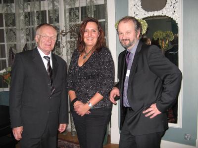 v.l. Heinz Fiedler (Präsident SPICE Group/Jurymitglied), Simone Herrmann, Rainer Große-Kampmann (TechnologieZentrumDortmund)