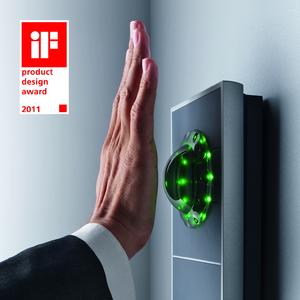 iF product design award 2011 für INTUS 1600PS Handvenen-Zutrittsleser