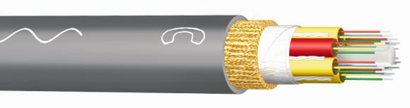 Metallfreies, flammwidriges, halogenfreies LWL-Kabel BayCom® nonfire B2ca Metro OFC