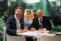 Thorsten Groene (Cevotec) and John Melilli (Composite Automation)