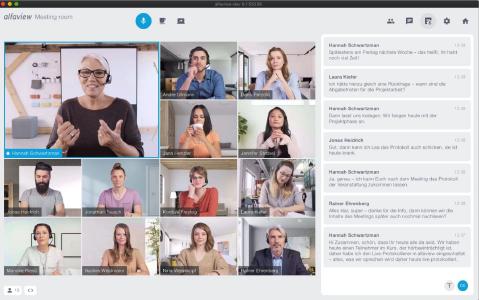 Lernen im Homeoffice mit alfaview