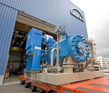 Impressionen aus dem Turbomaschinenbau: HOFIM-Kompressor (High Speed Oil Free Integrated Motor), Foto: MAN Diesel & Turbo Schweiz AG
