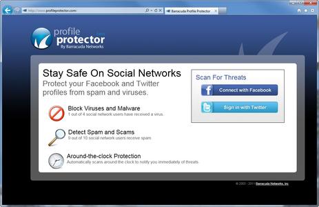 Screenshot zum Profile Protector