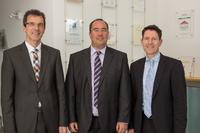 Die abfallpolitischen Sprecher des FSK (von links nach rechts): Herr Dr. Thomas Hillebrand (PDR Recycling GmbH + Co KG), Herr Marco Werth (Rampf Ecosystems GmbH), Herr Thomas Ross (Sekisui Alveo GmbH).